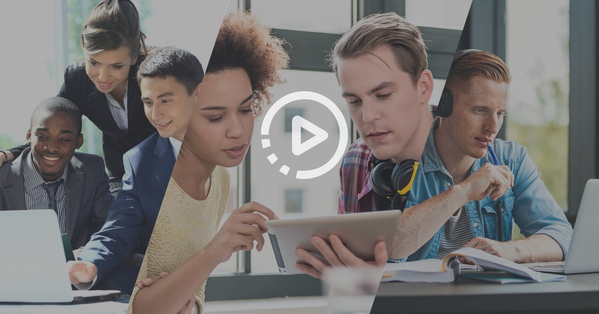 Engaging video content for employee training and development 